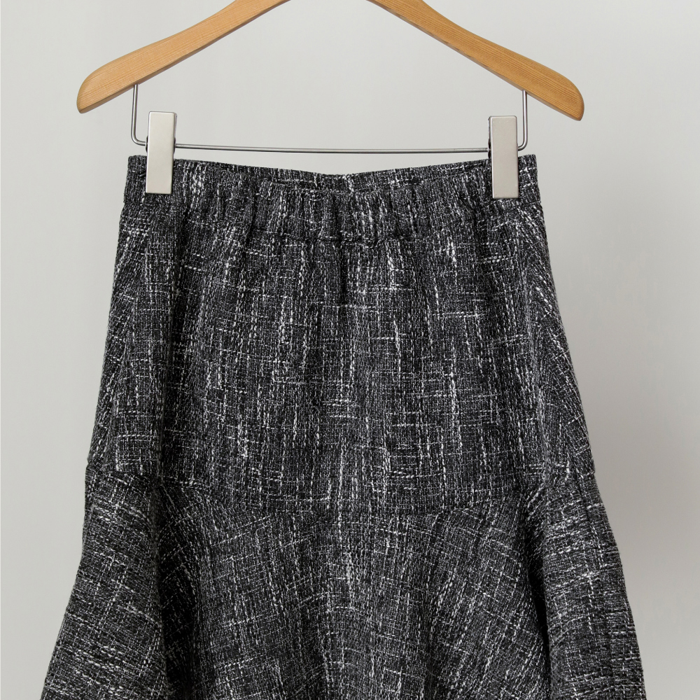 mini skirt grey color image-S1L25
