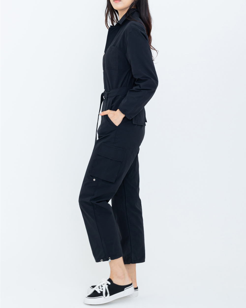 suspenders skirt/pants model image-S1L30