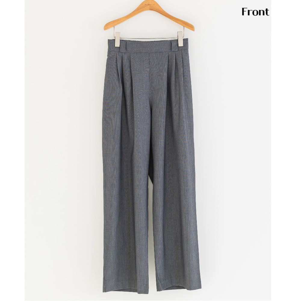 suspenders skirt/pants grey color image-S1L57