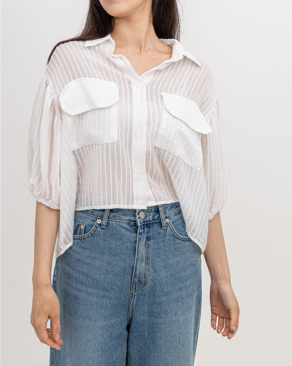 blouse model image-S1L41