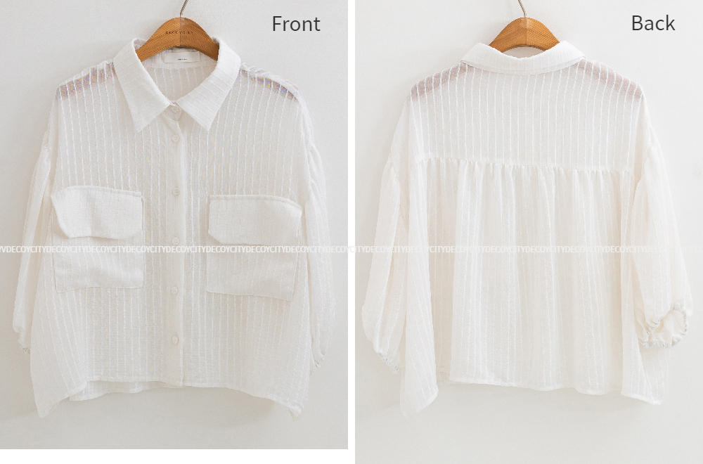 blouse white color image-S2L5