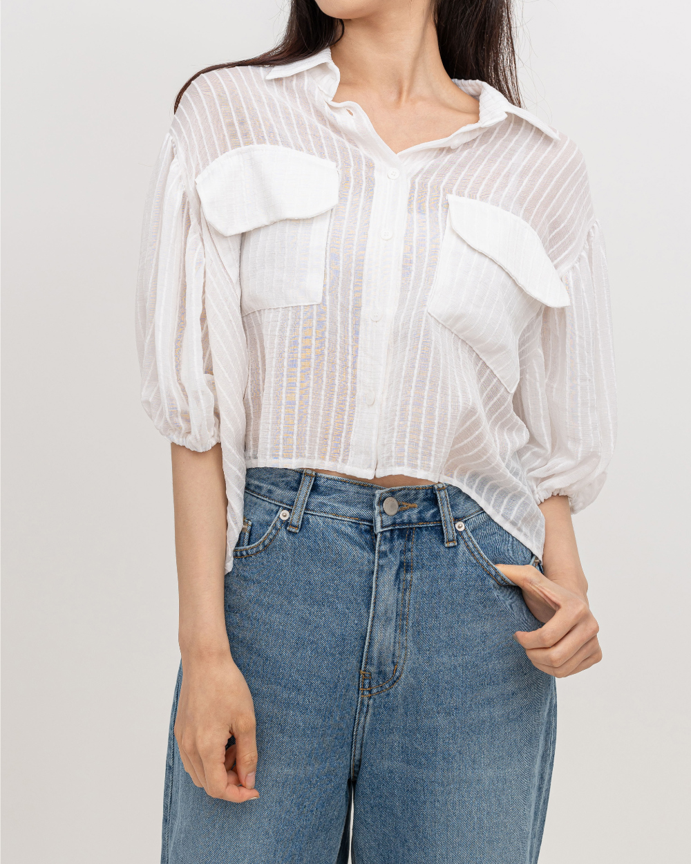blouse model image-S1L39