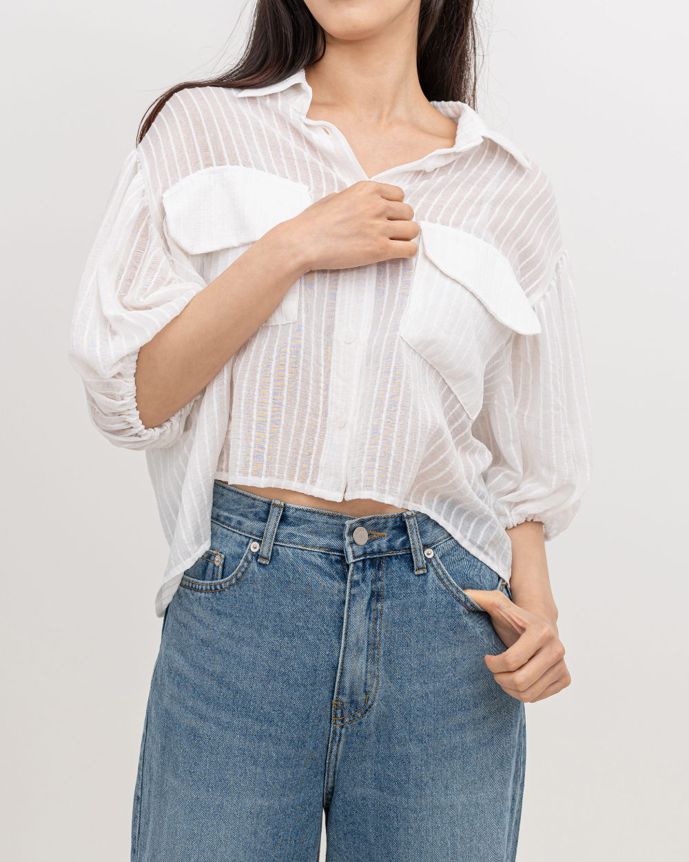 blouse model image-S1L38