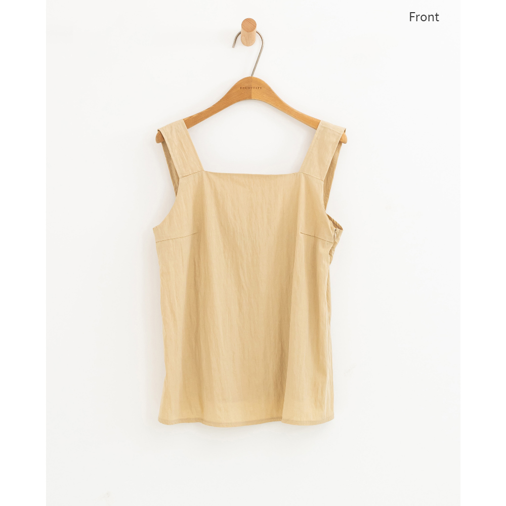 sleeveless mustard color image-S1L22