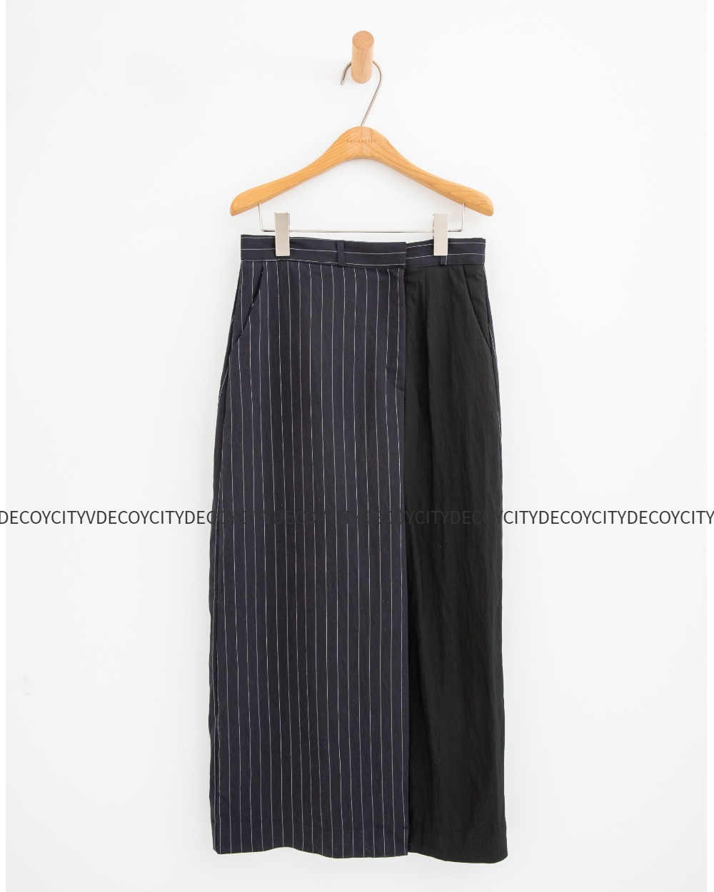 long skirt charcoal color image-S1L57