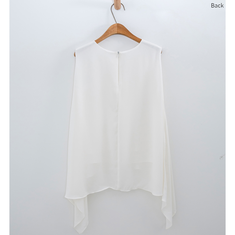 blouse white color image-S1L24