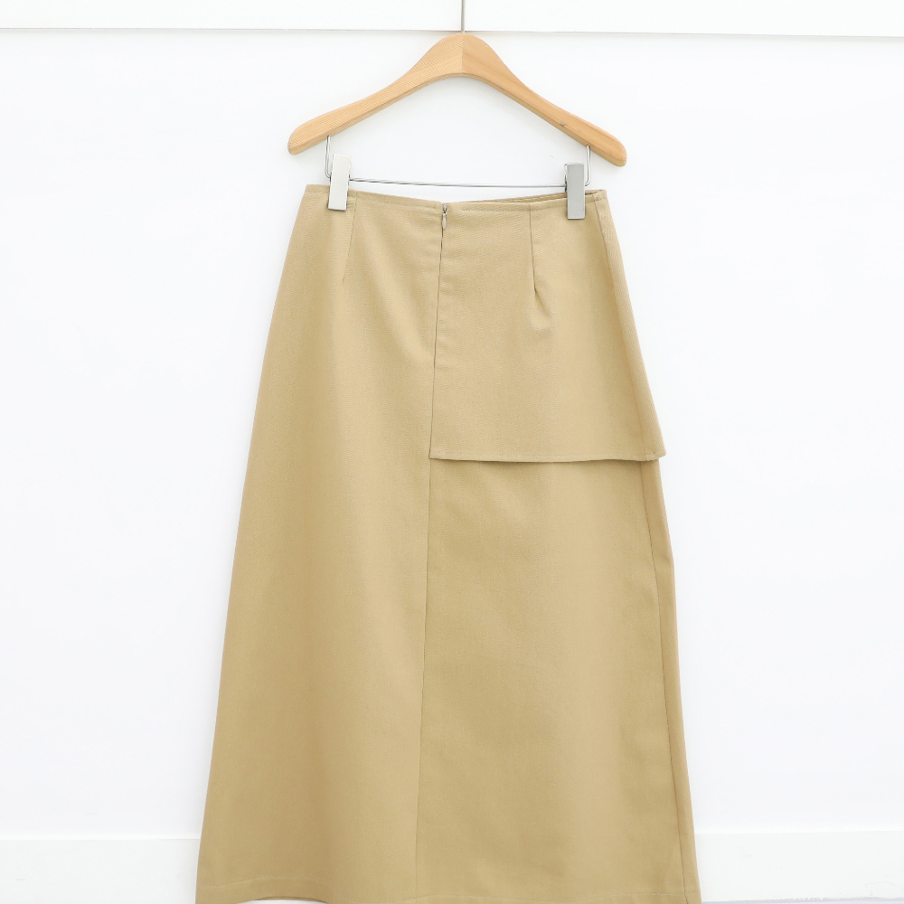 skirt mustard color image-S1L23