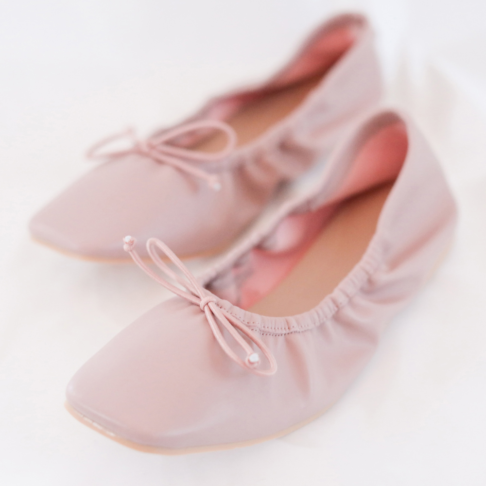 shoes baby pink color image-S1L14