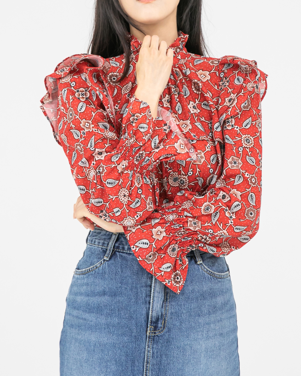 blouse model image-S1L27