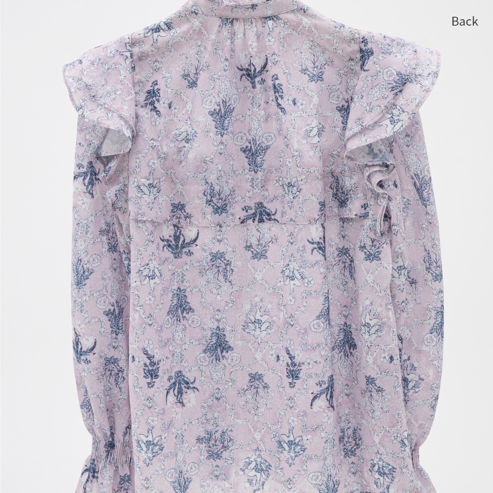 blouse lavender color image-S1L49