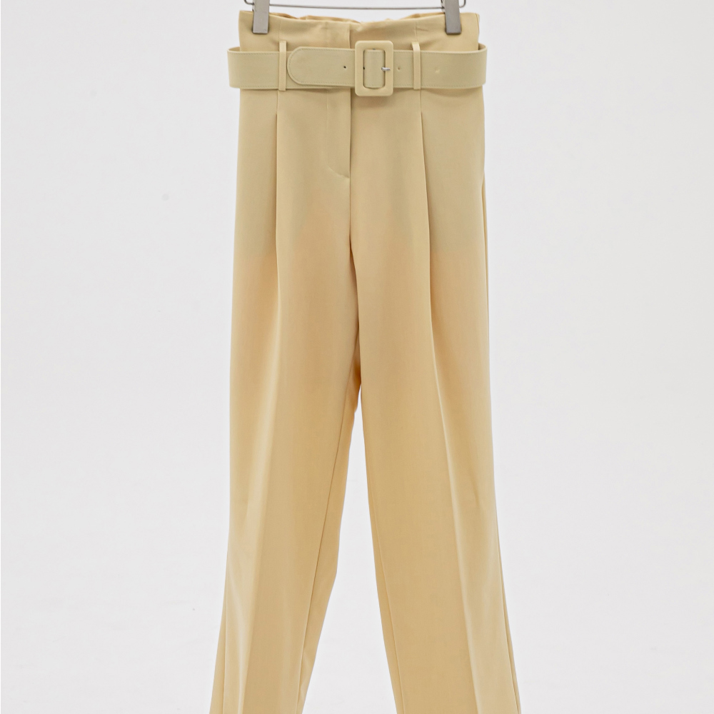 Pants mustard color image-S1L44