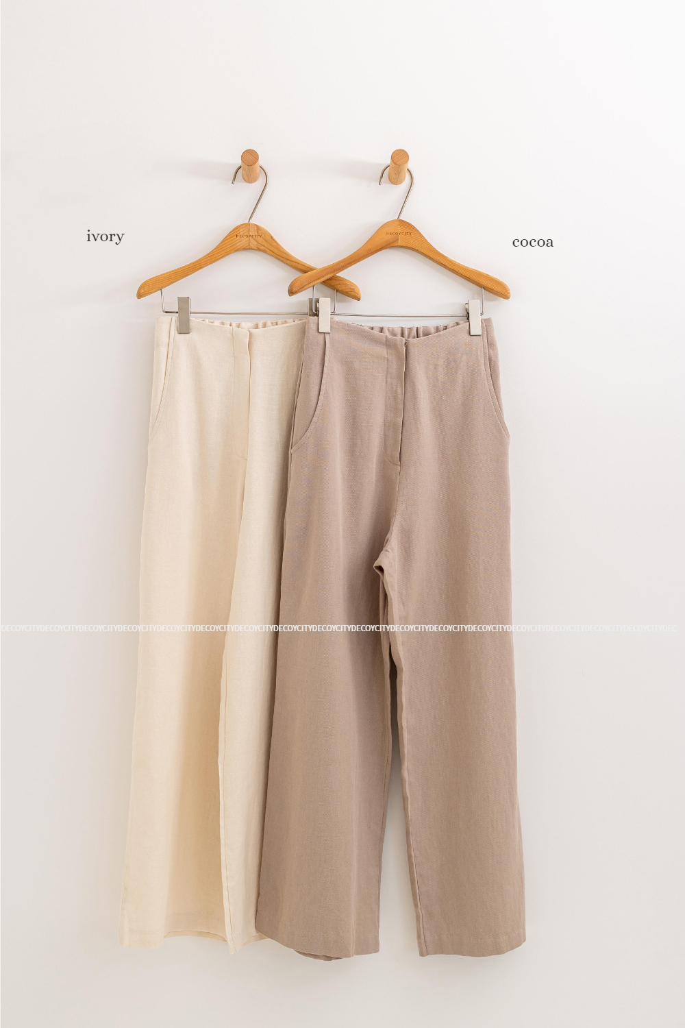 suspenders skirt/pants cream color image-S2L12